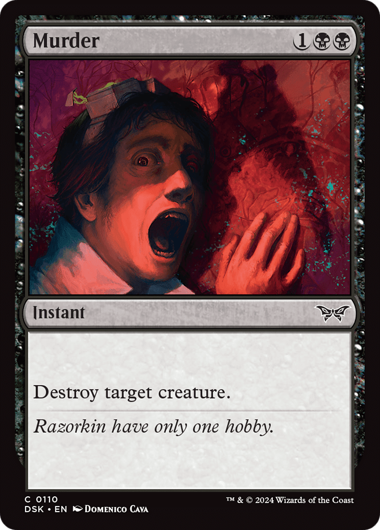 Murder [Duskmourn: House of Horror] Foil