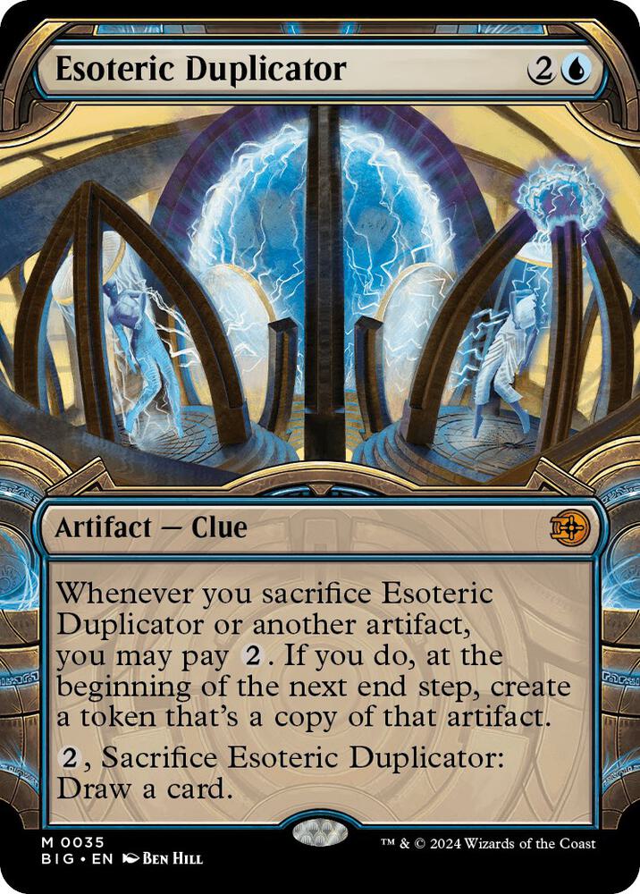 Esoteric Duplicator 35 (Outlaws of Thunder Junction: The Big Score)  - Showcase Foil