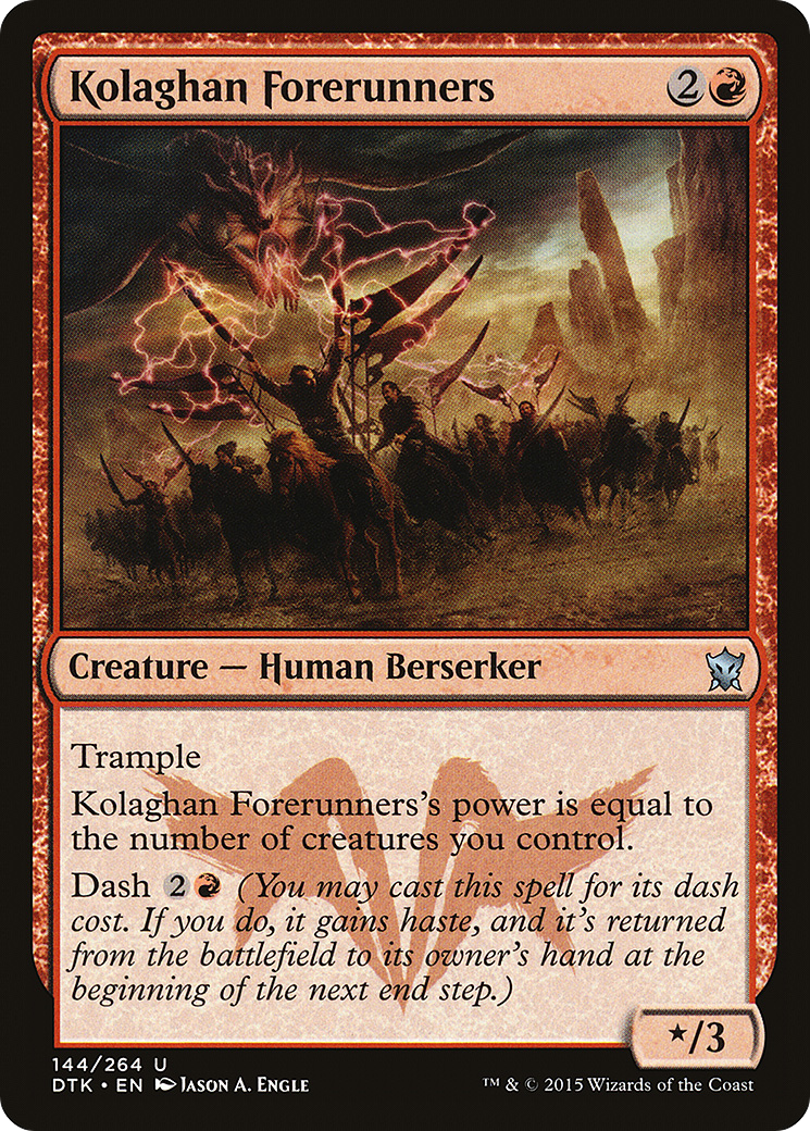 Kolaghan Forerunners [Dragons of Tarkir] Foil