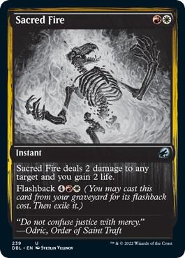 Sacred Fire 239/534 (Innistrad: Double Feature)  - Foil