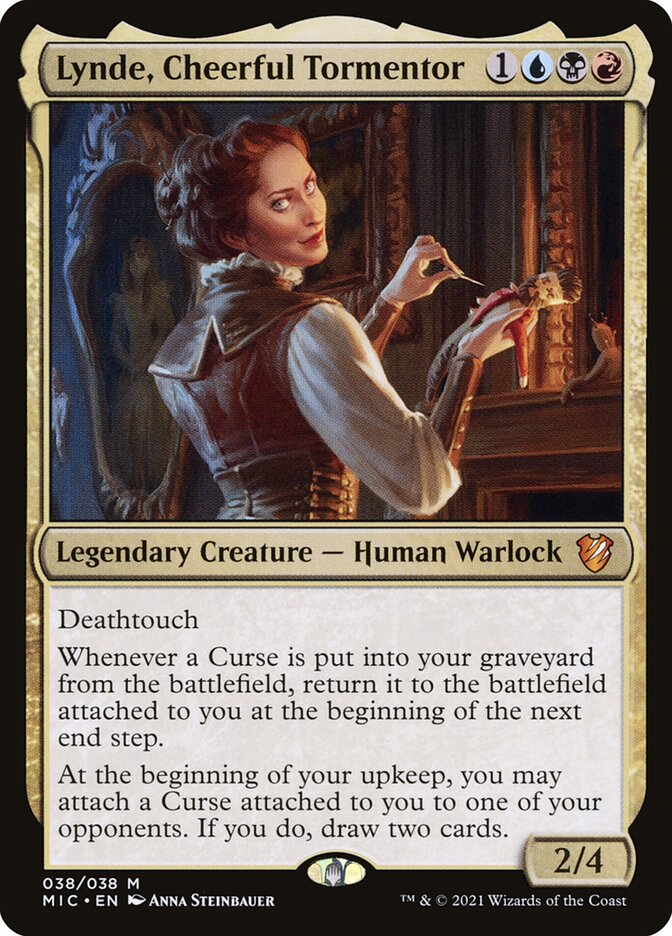 Lynde, Cheerful Tormentor 38/38 (Commander: Innistrad: Midnight Hunt) 