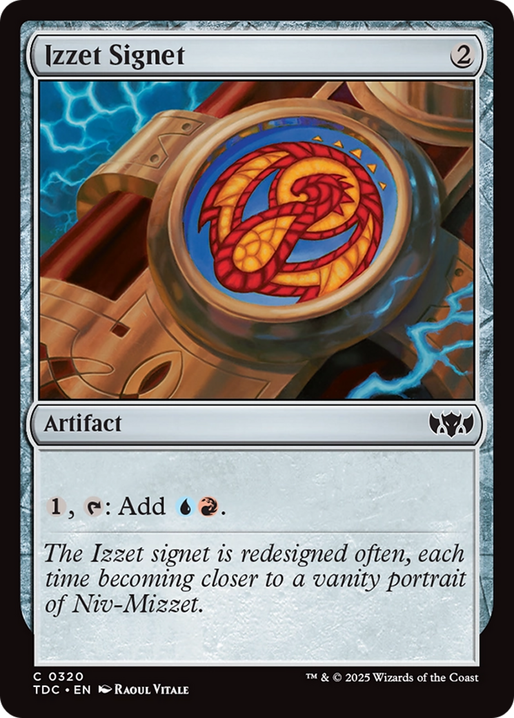 Izzet Signet (320) [Commander: Tarkir: Dragonstorm]