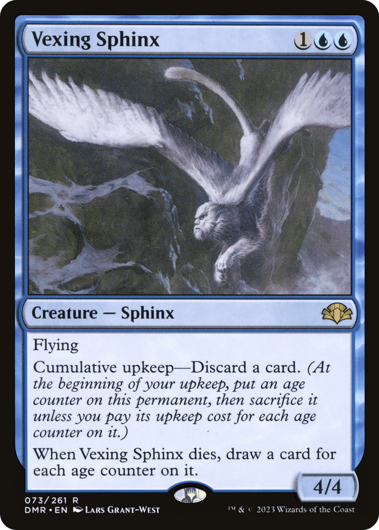 Vexing Sphinx [Dominaria Remastered] Foil