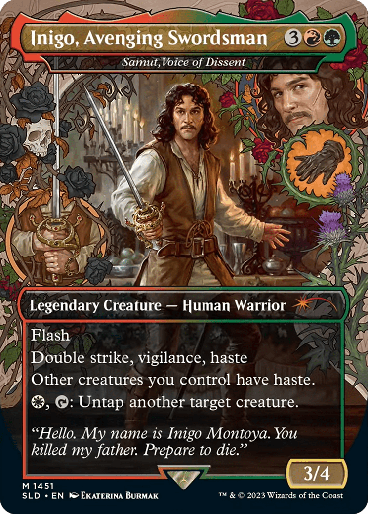 Inigo, Avenging Swordsman - Samut, Voice of Dissent [Secret Lair Drop Series] Foil