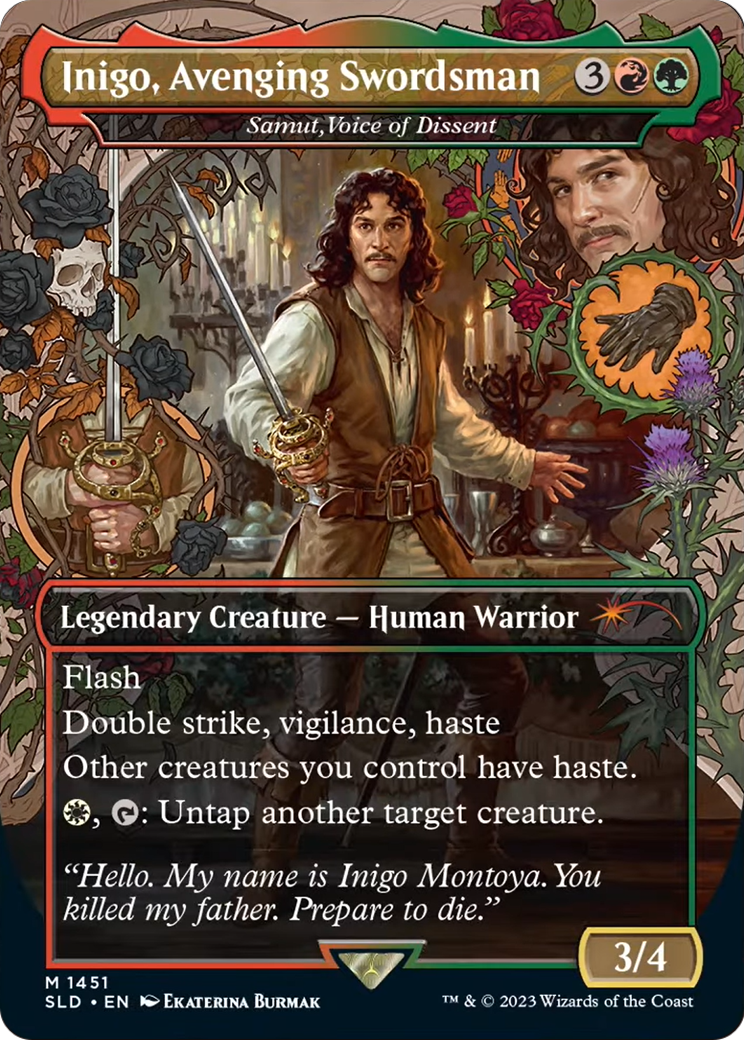 Inigo, Avenging Swordsman - Samut, Voice of Dissent [Secret Lair Drop Series] Foil