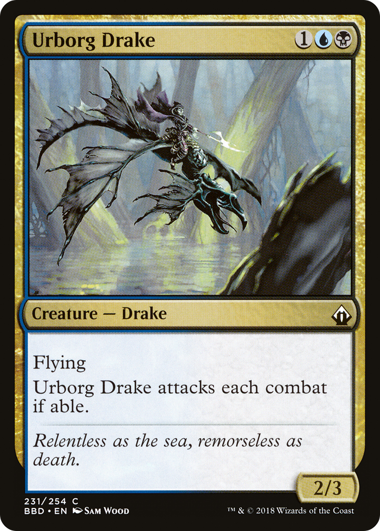Urborg Drake [Battlebond] Foil