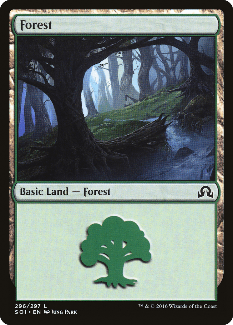 Forest (296) [Shadows over Innistrad] Foil