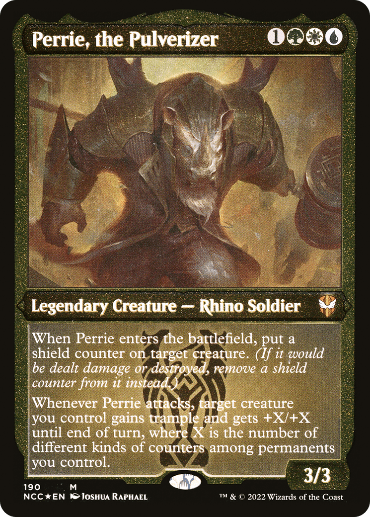 Perrie, the Pulverizer (NCC-190) - New Capenna Commander Etched Foil