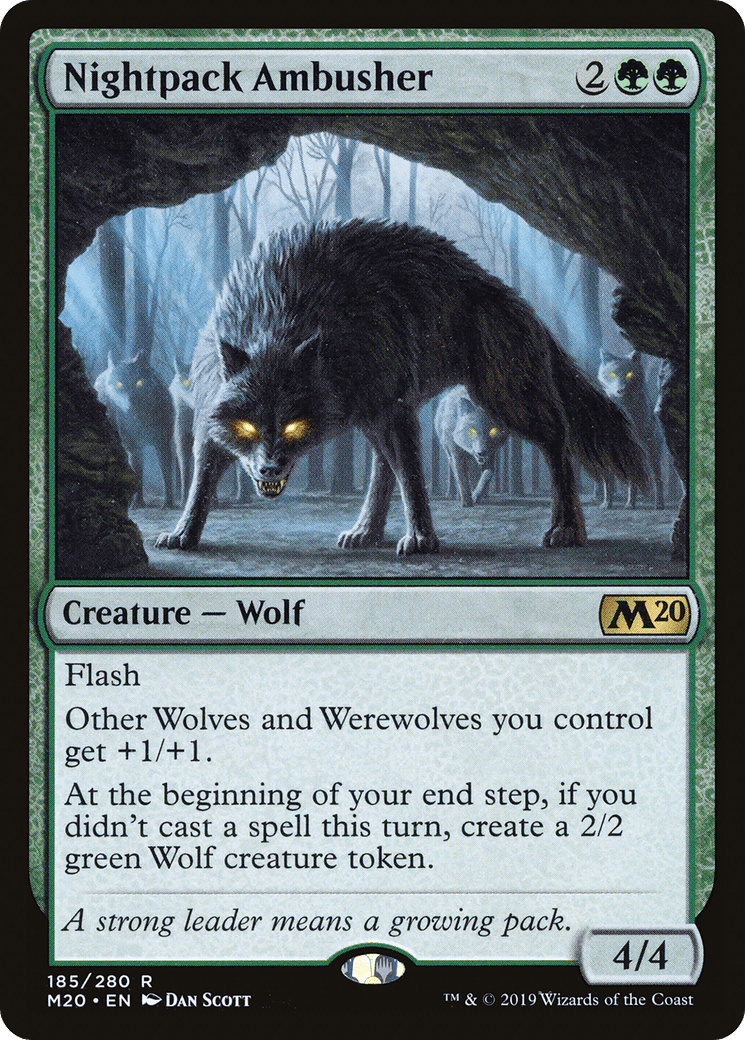 Nightpack Ambusher [Core Set 2020] Foil