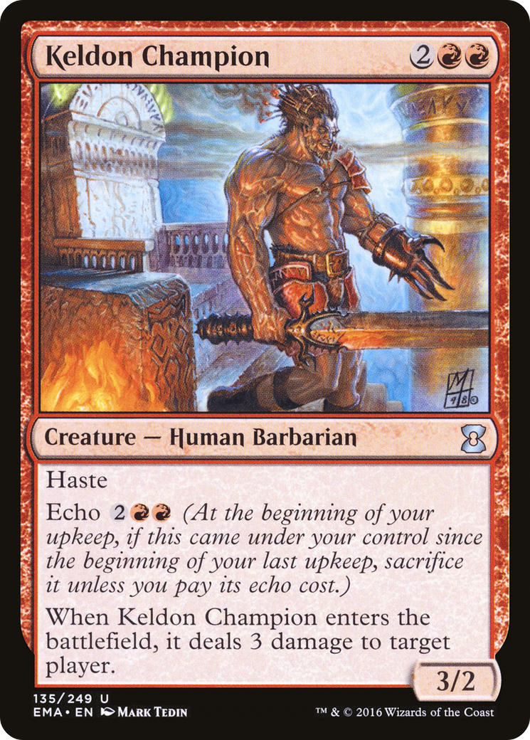 Keldon Champion [Eternal Masters] Foil