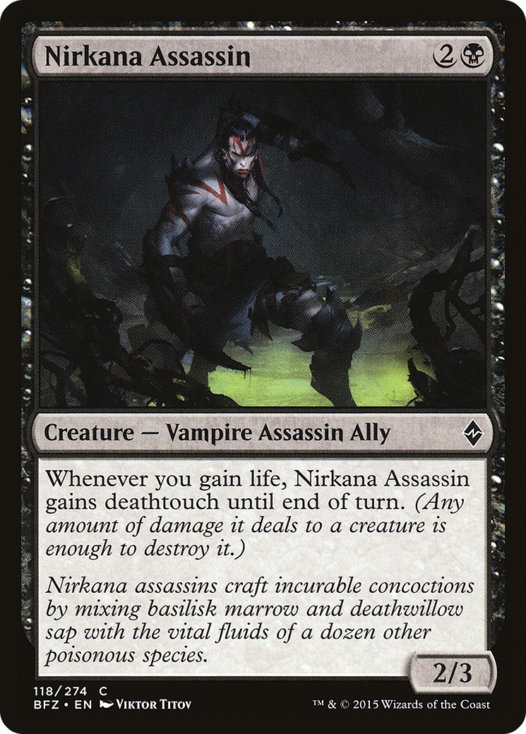 Nirkana Assassin [Battle for Zendikar] Foil