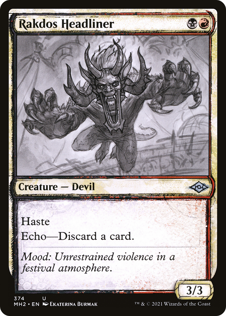 Rakdos Headliner (Sketch) [Modern Horizons 2]