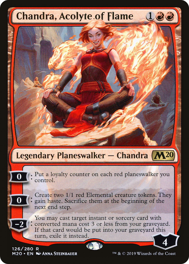 Chandra, Acolyte of Flame [Core Set 2020] Foil