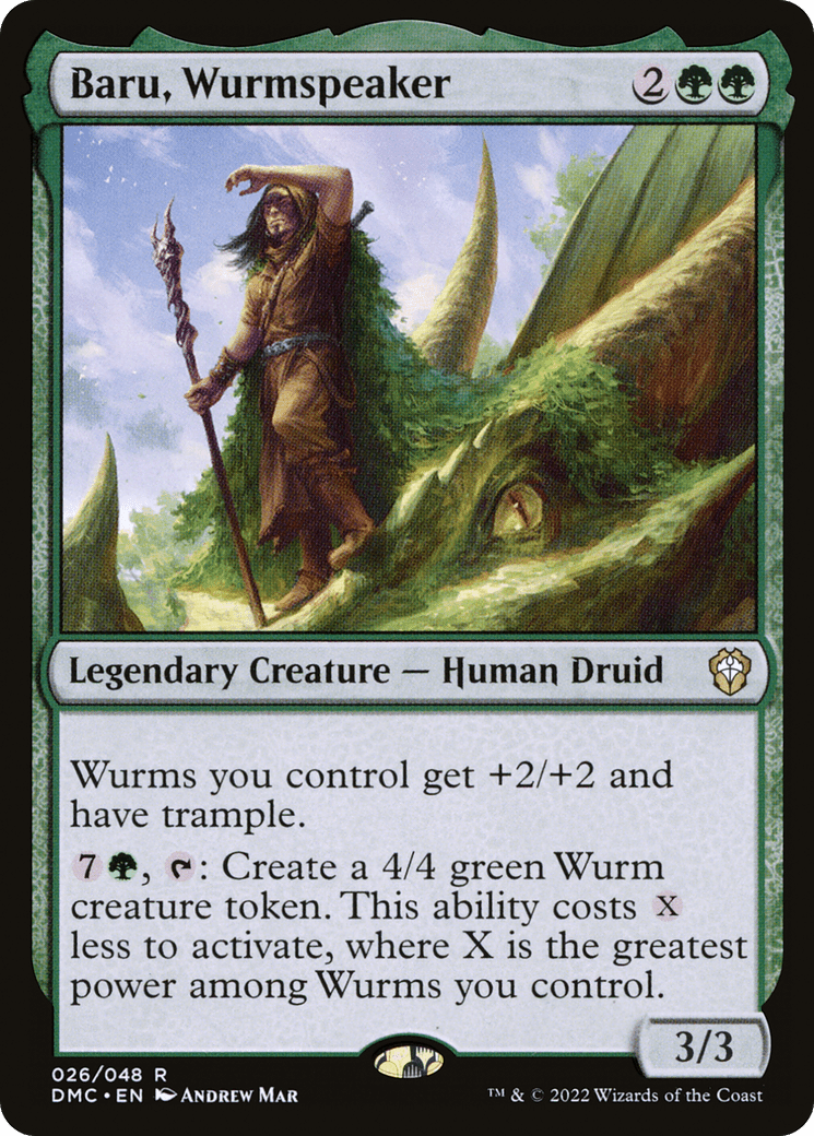 Baru, Wurmspeaker [Dominaria United Commander]