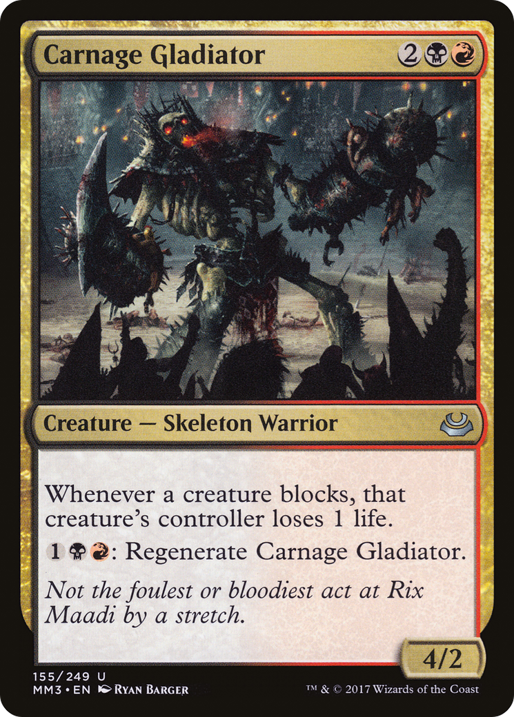 Carnage Gladiator [Modern Masters 2017] Foil