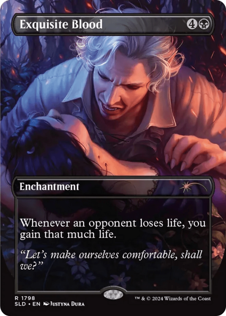 Exquisite Blood (SLD-1798) - Secret Lair Drop (Borderless) Foil