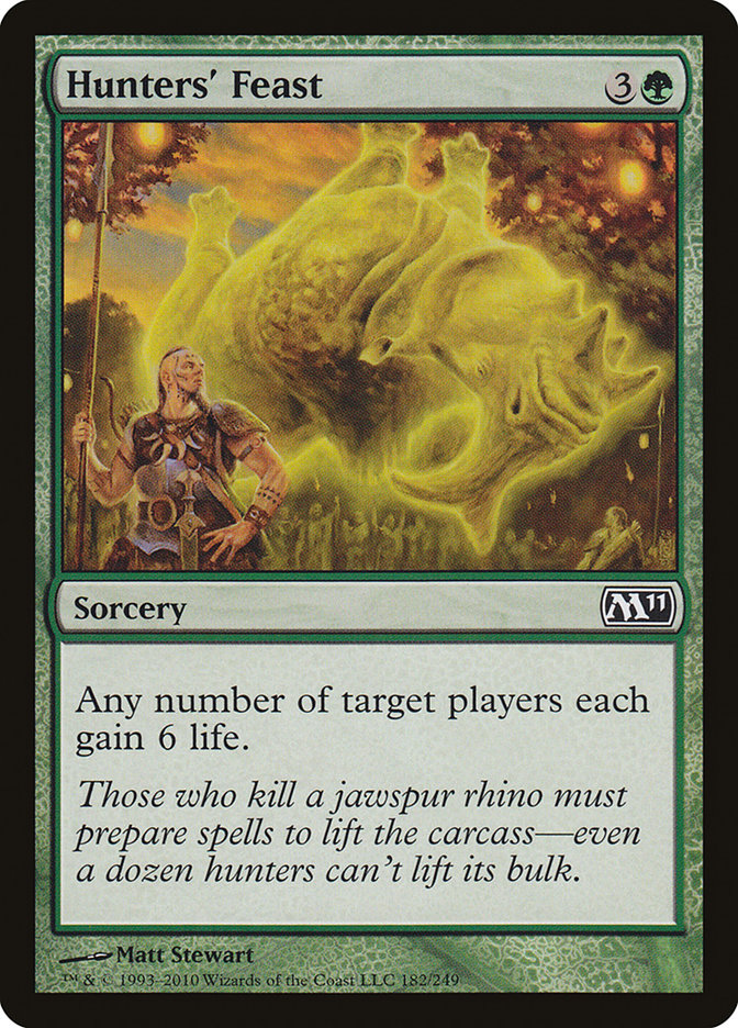 Hunters' Feast 182/249 (Magic 2011 (M11)) 