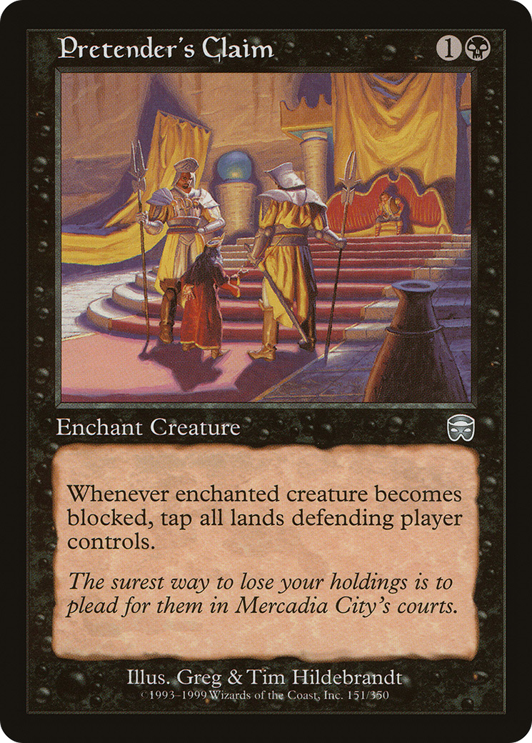 Pretender's Claim [Mercadian Masques] Foil