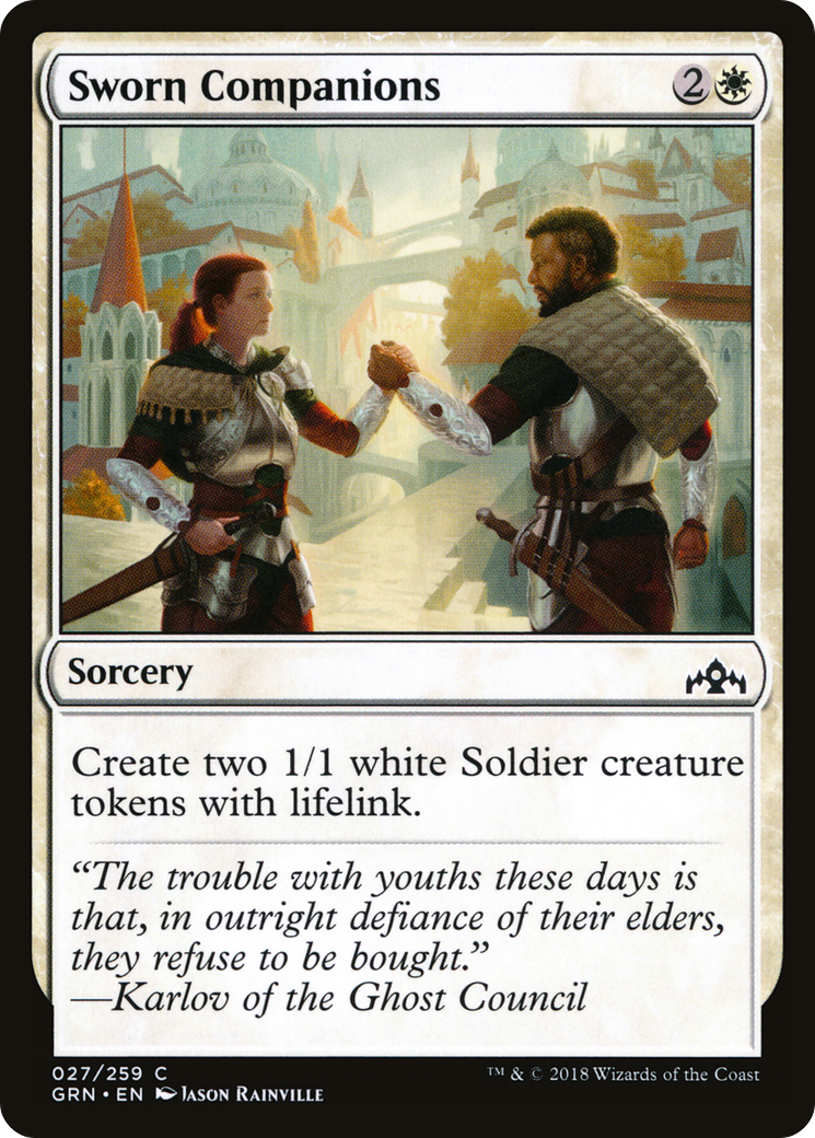 Sworn Companions [Guilds of Ravnica] Foil