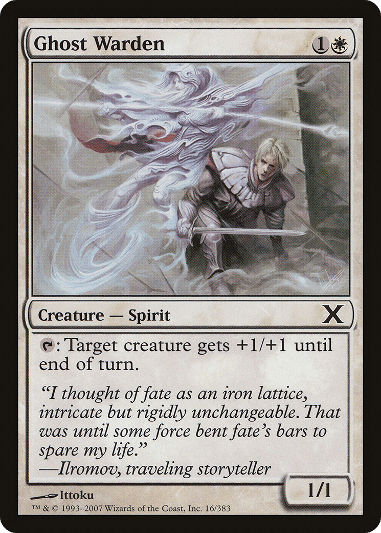 Ghost Warden [Tenth Edition] Foil