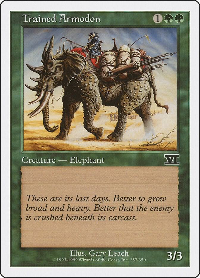 Trained Armodon 257/350 (Classic Sixth Edition) 