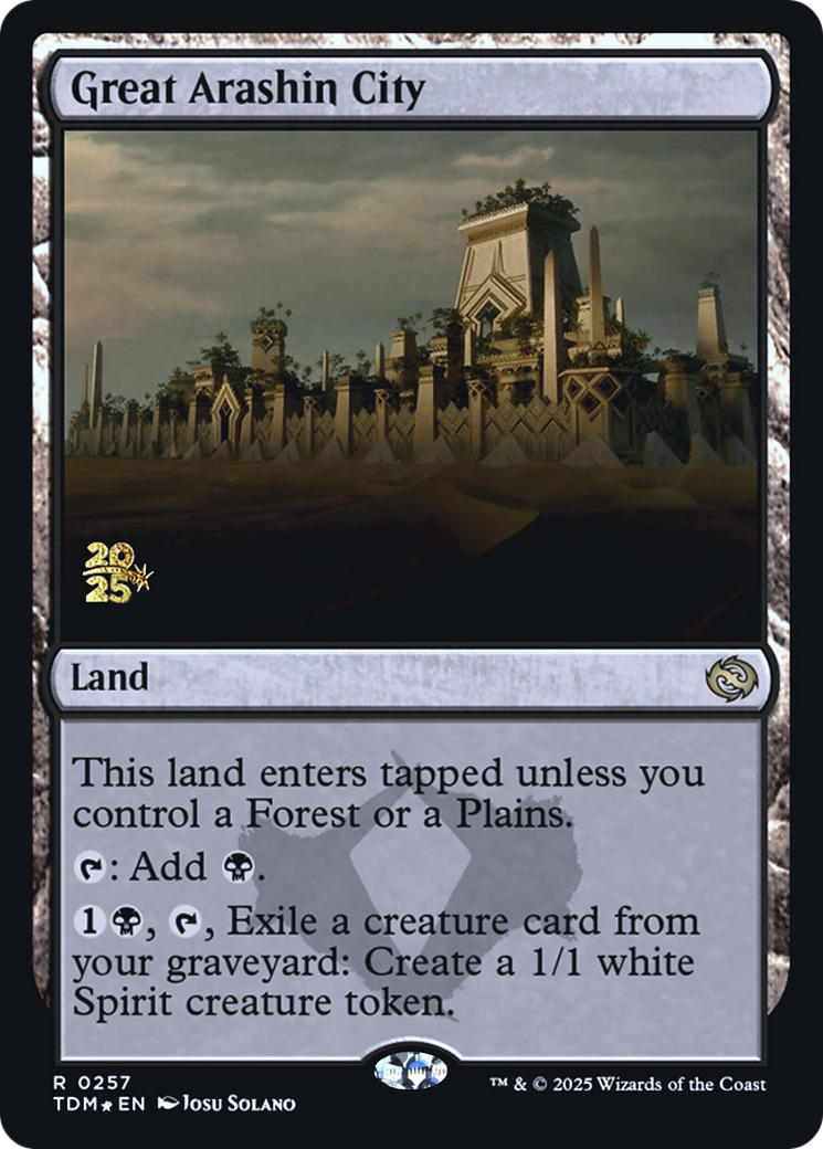 Great Arashin City (257) [Prerelease Cards]  Foil
