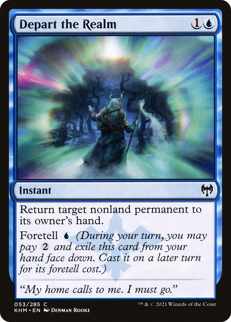 Depart the Realm [Kaldheim] Foil