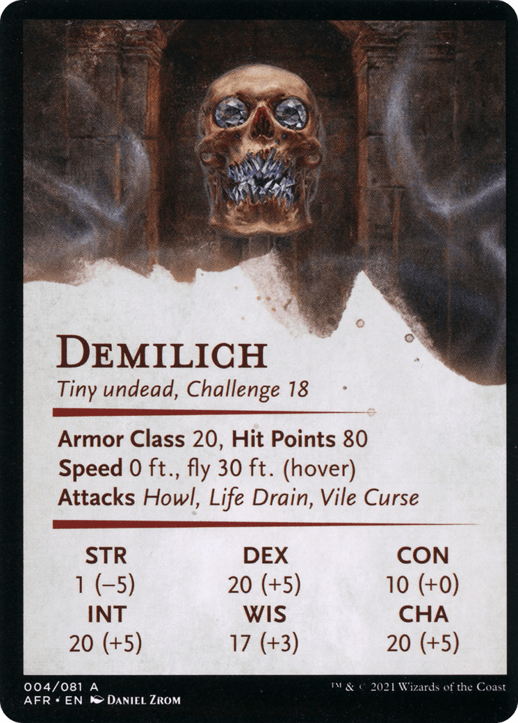 Demilich // Demilich (AAFR-004) - Adventures in the Forgotten Realms Art Series (Borderless)
