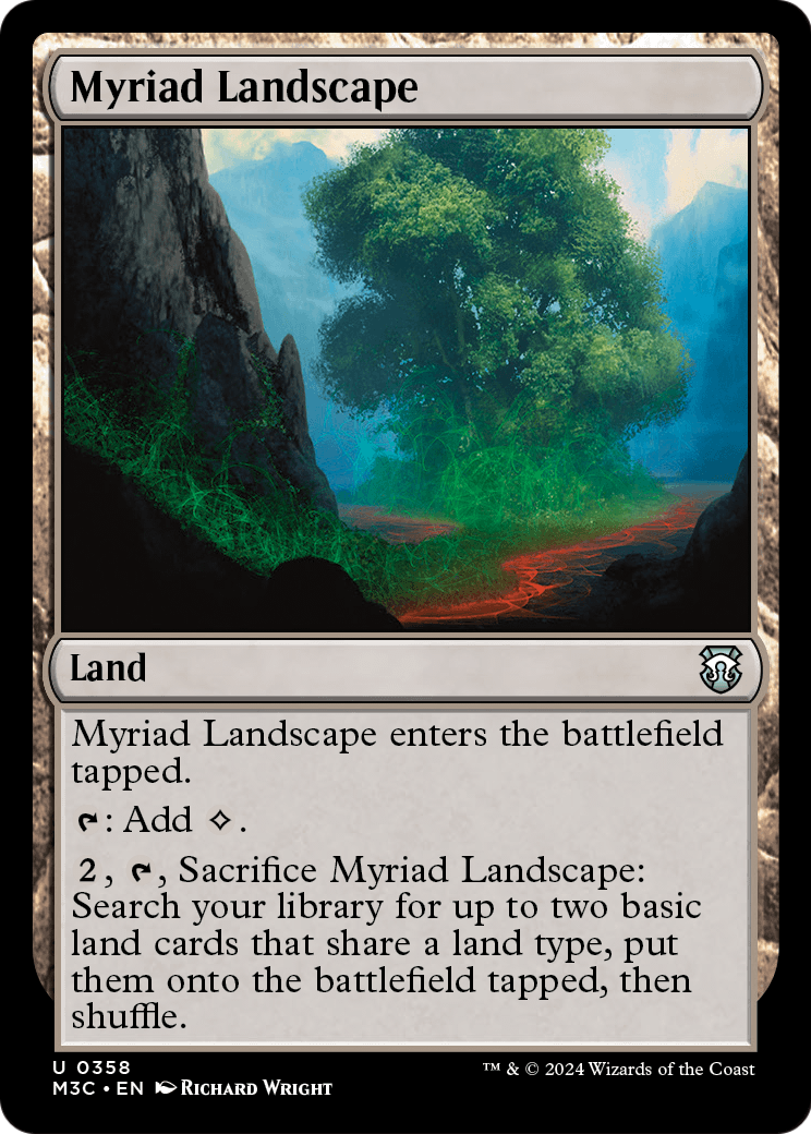 Myriad Landscape (M3C-358) - Modern Horizons 3 Commander Foil