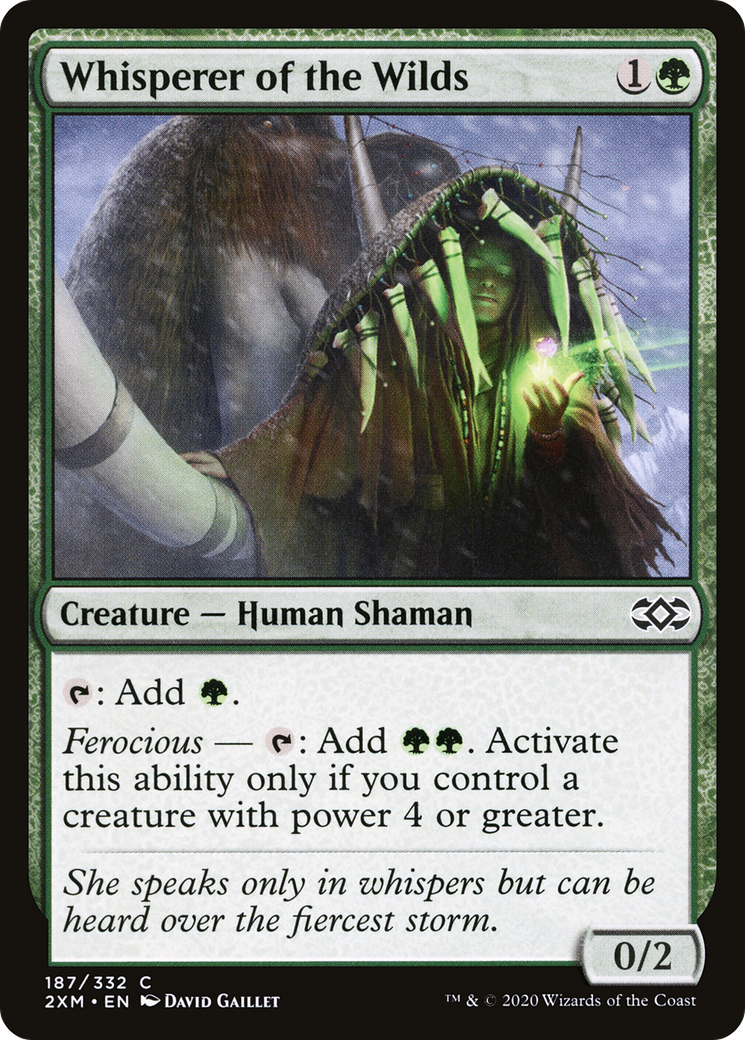 Whisperer of the Wilds [Double Masters] Foil