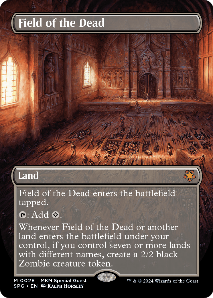 Field of the Dead (Borderless) [Murders at Karlov Manor Special Guests] Foil