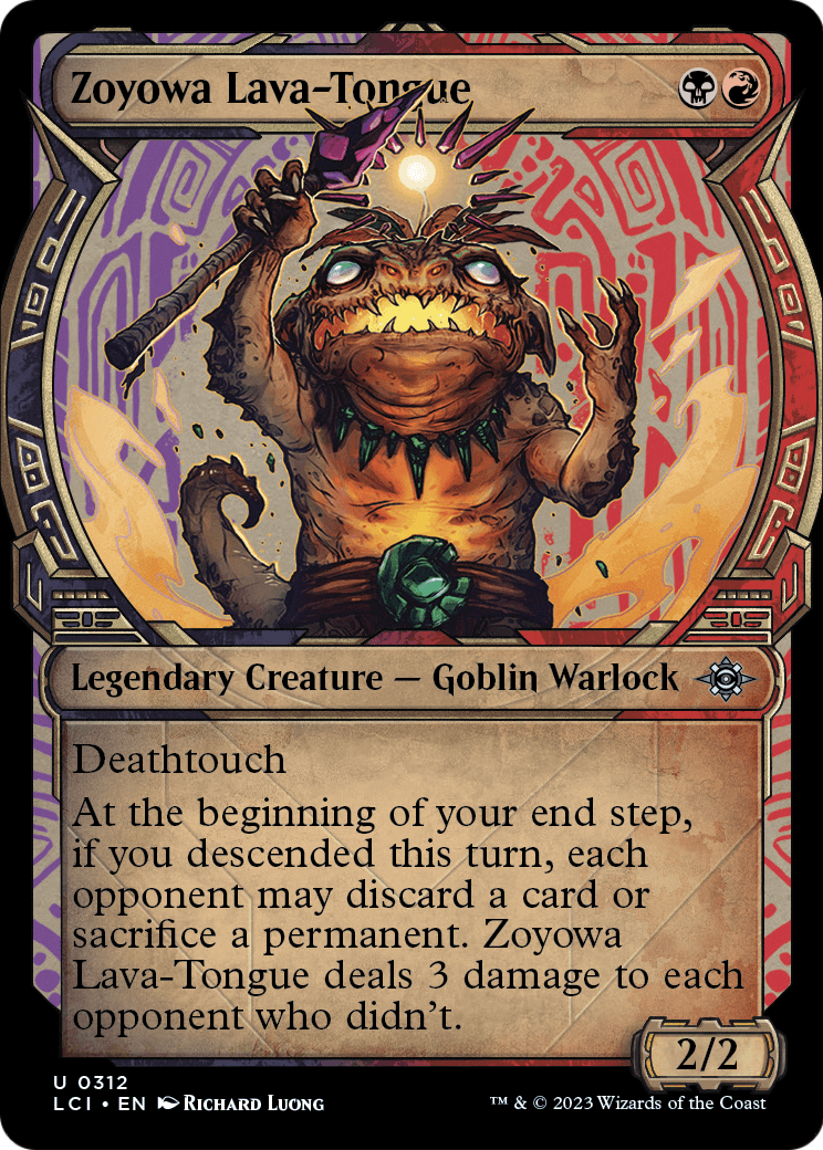 Zoyowa Lava-Tongue (Showcase) [The Lost Caverns of Ixalan] Foil