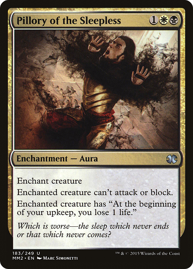Pillory of the Sleepless [Modern Masters 2015] Foil