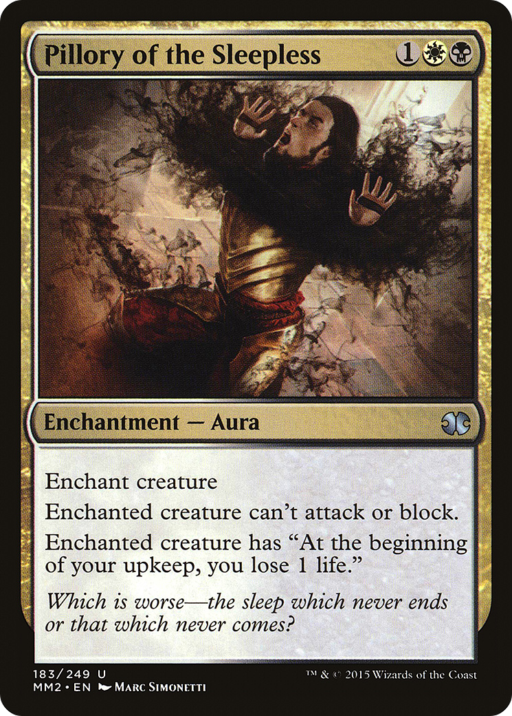 Pillory of the Sleepless [Modern Masters 2015] Foil