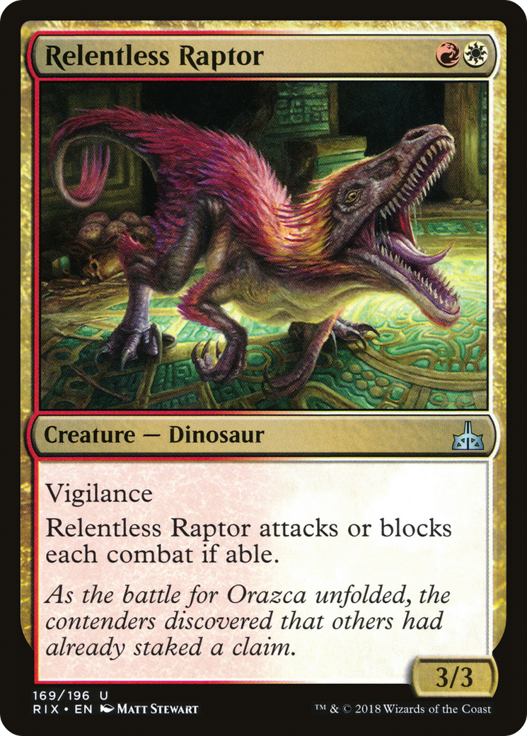 Relentless Raptor [Rivals of Ixalan] Foil