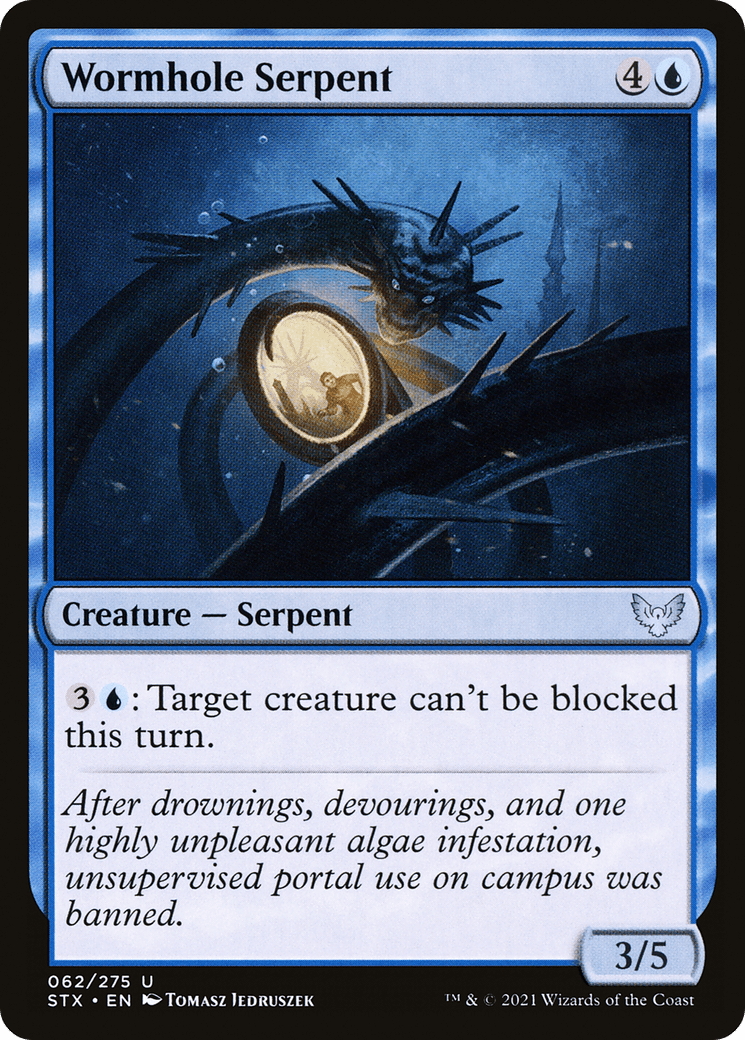 Wormhole Serpent [Strixhaven: School of Mages] Foil