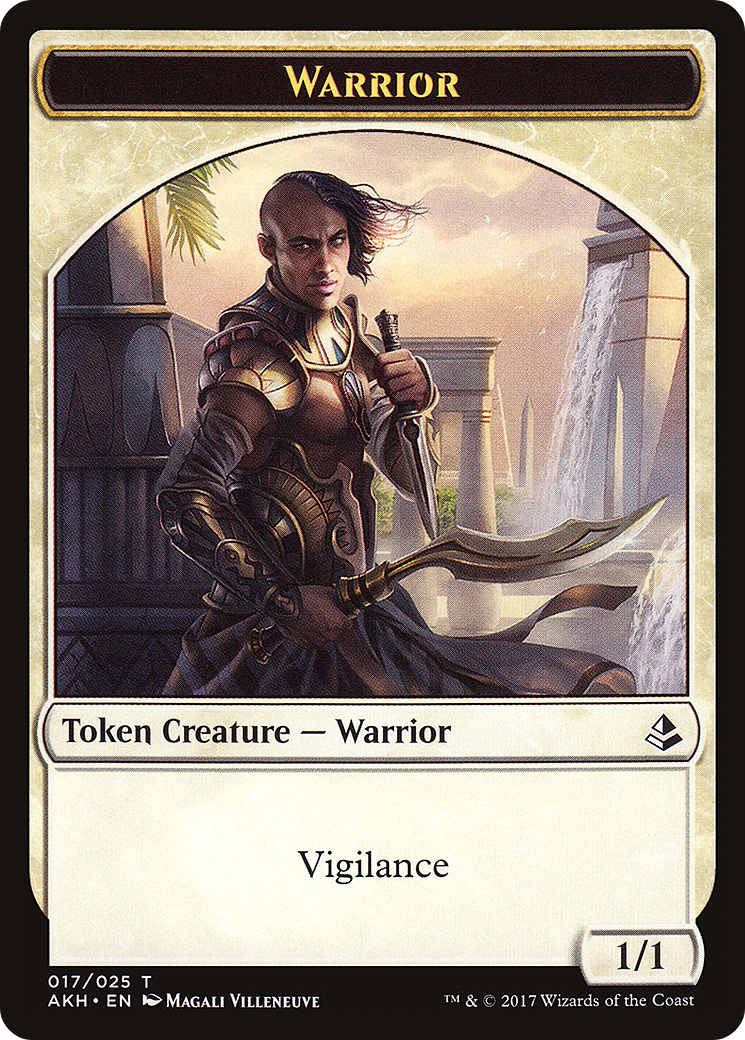 Warrior Token [Amonkhet Tokens] Foil