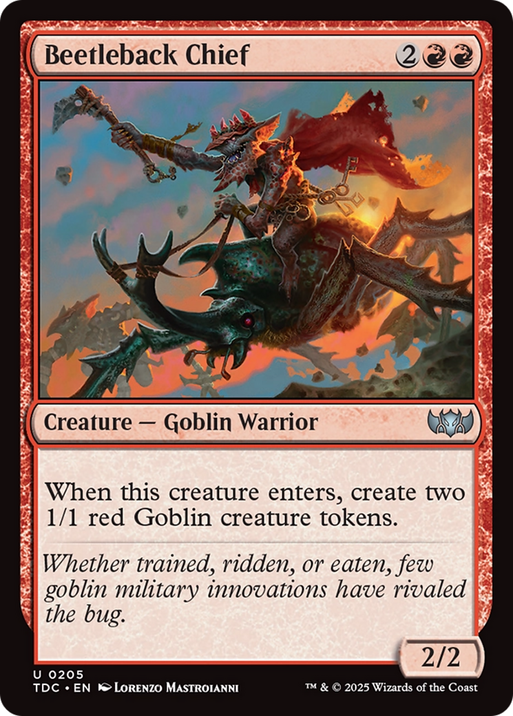 Beetleback Chief (205) [Commander: Tarkir: Dragonstorm]