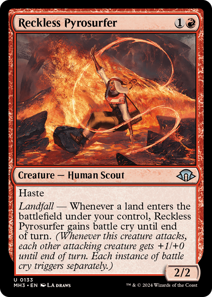 Reckless Pyrosurfer [Modern Horizons 3] Foil