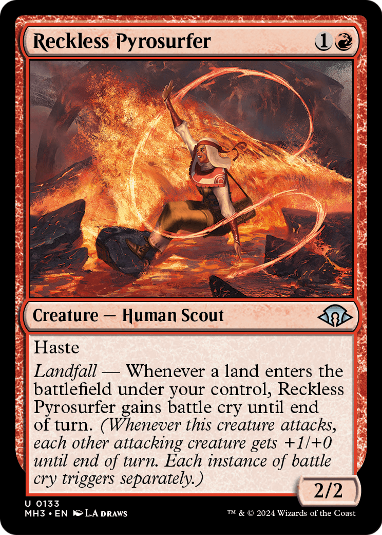Reckless Pyrosurfer [Modern Horizons 3] Foil