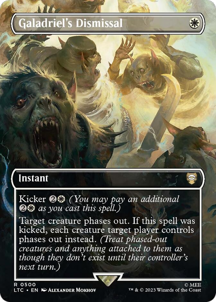 Galadriel's Dismissal (Borderless) [The Lord of the Rings: Tales of Middle-Earth Commander] Foil