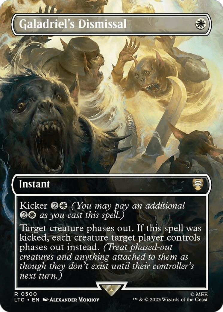 Galadriel's Dismissal (Borderless) [The Lord of the Rings: Tales of Middle-Earth Commander] Foil