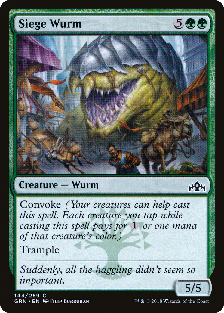 Siege Wurm [Guilds of Ravnica] Foil