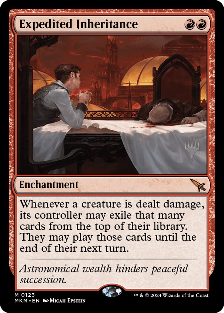 Expedited Inheritance (Promo Pack) [Murders at Karlov Manor Promos] Foil