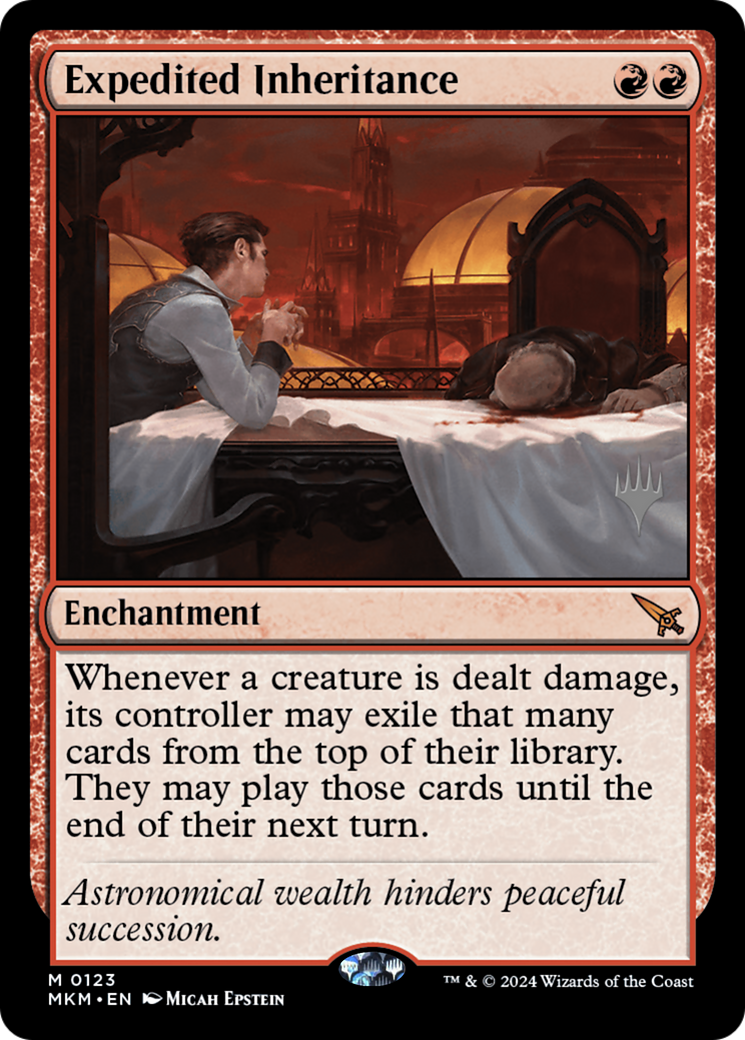 Expedited Inheritance (Promo Pack) [Murders at Karlov Manor Promos] Foil