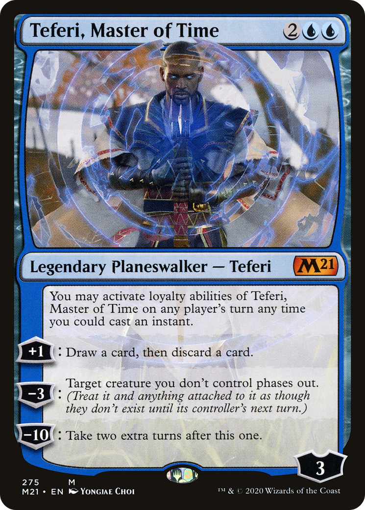 Teferi, Master of Time (275) [Core Set 2021] Foil