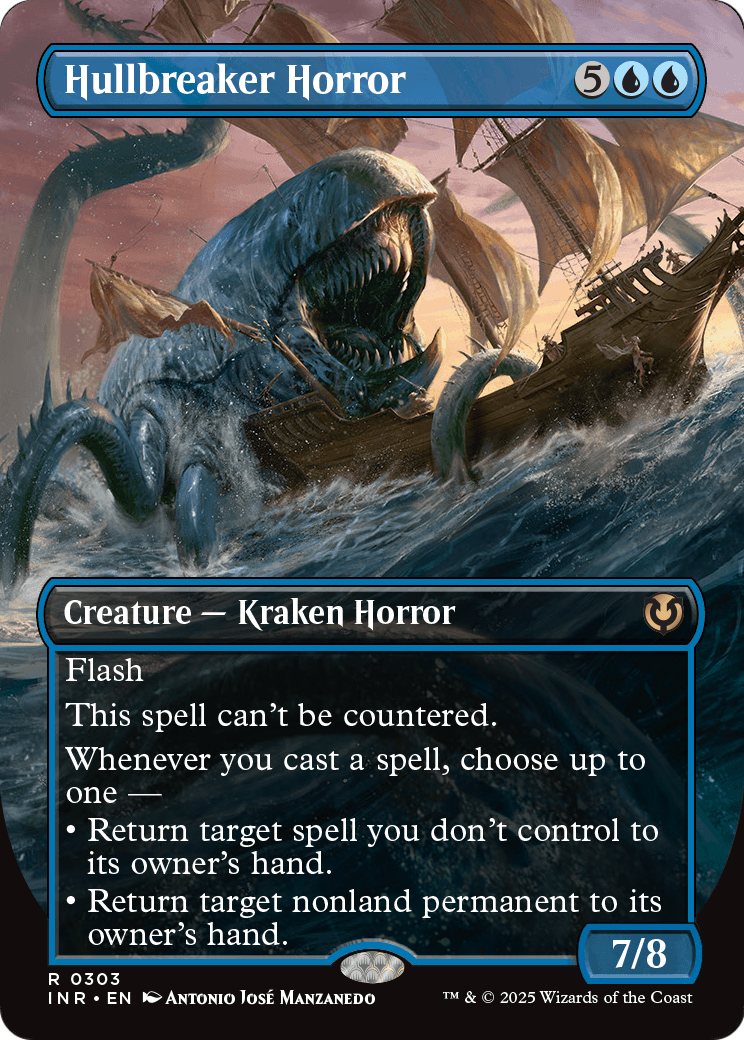 Hullbreaker Horror (Borderless) (-303) [Innistrad Remastered]  Foil