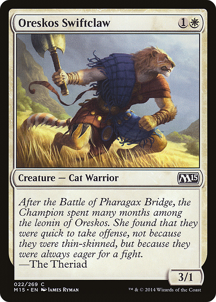 Oreskos Swiftclaw [Magic 2015] Foil