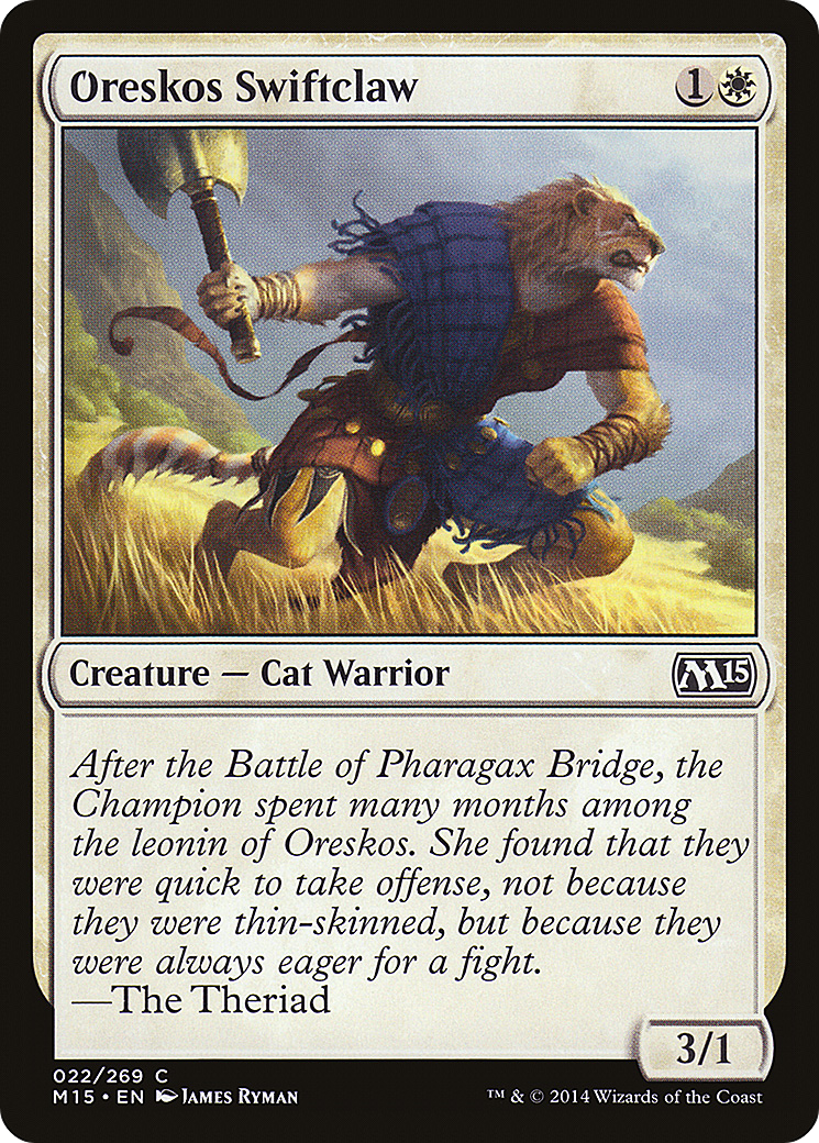 Oreskos Swiftclaw [Magic 2015] Foil