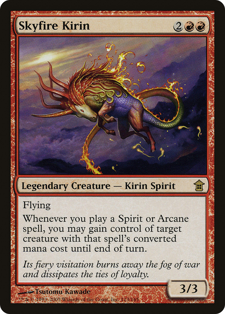 Skyfire Kirin [Saviors of Kamigawa] Foil